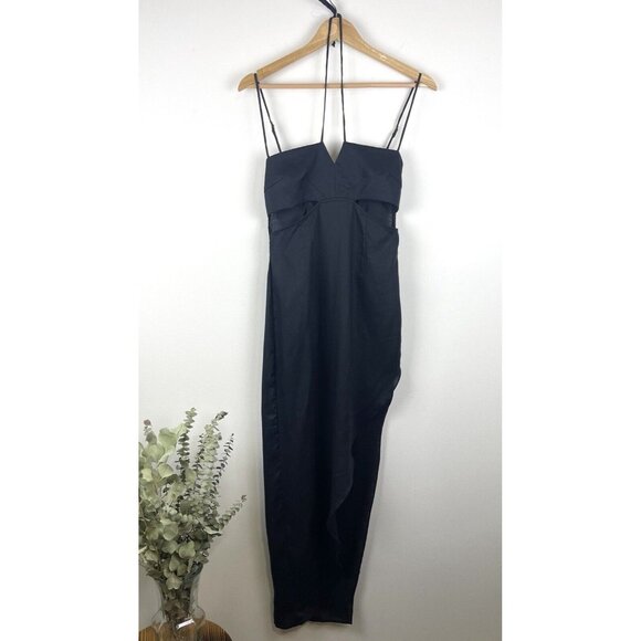 NWT! RUMER THE LABEL Black Reverie Freya Linen Maxi Dress Revolve Size S - Picture 6 of 15
